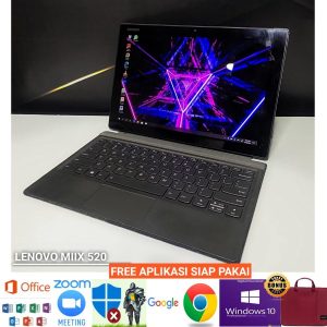 Laptop lenovo miixx 520 intel core i7 ram 16gb SSD 128gb touchcreen