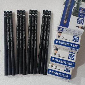 pensil 8b staedtler mars lumograph penebal garis mewarnai ECER satuan